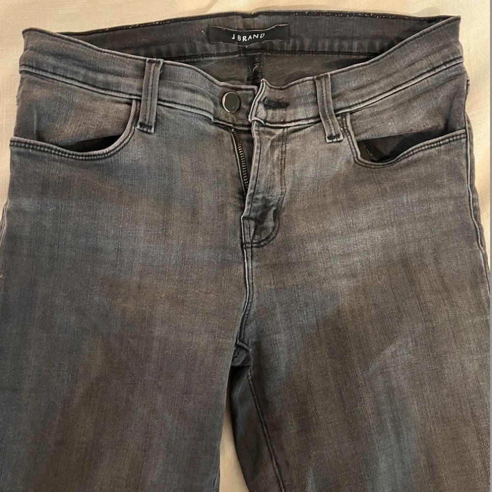 Gray high waist J Brand jeans